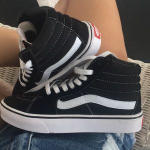 Black high top vans